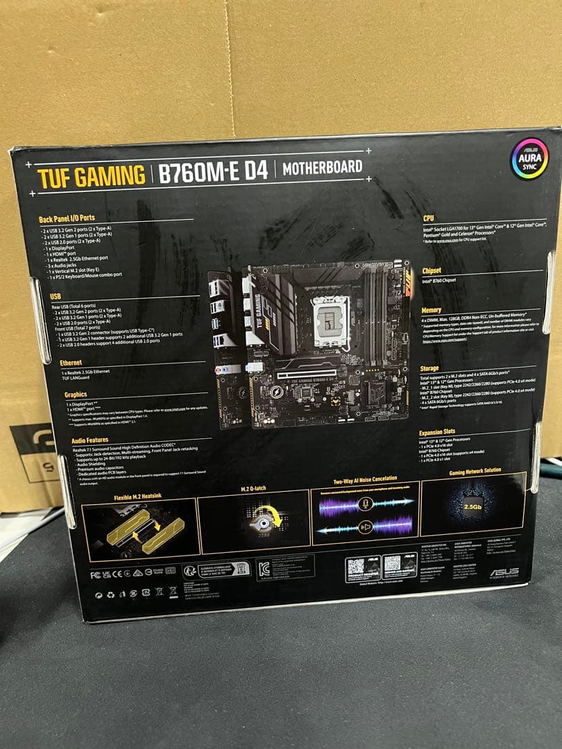 TUF GAMING B760M-E D4 マザーボード