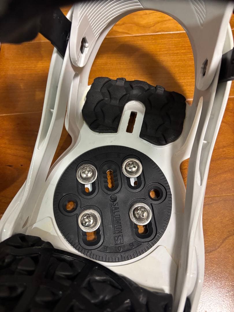 SALOMON スノーボードビンディング ホワイト/ブラック