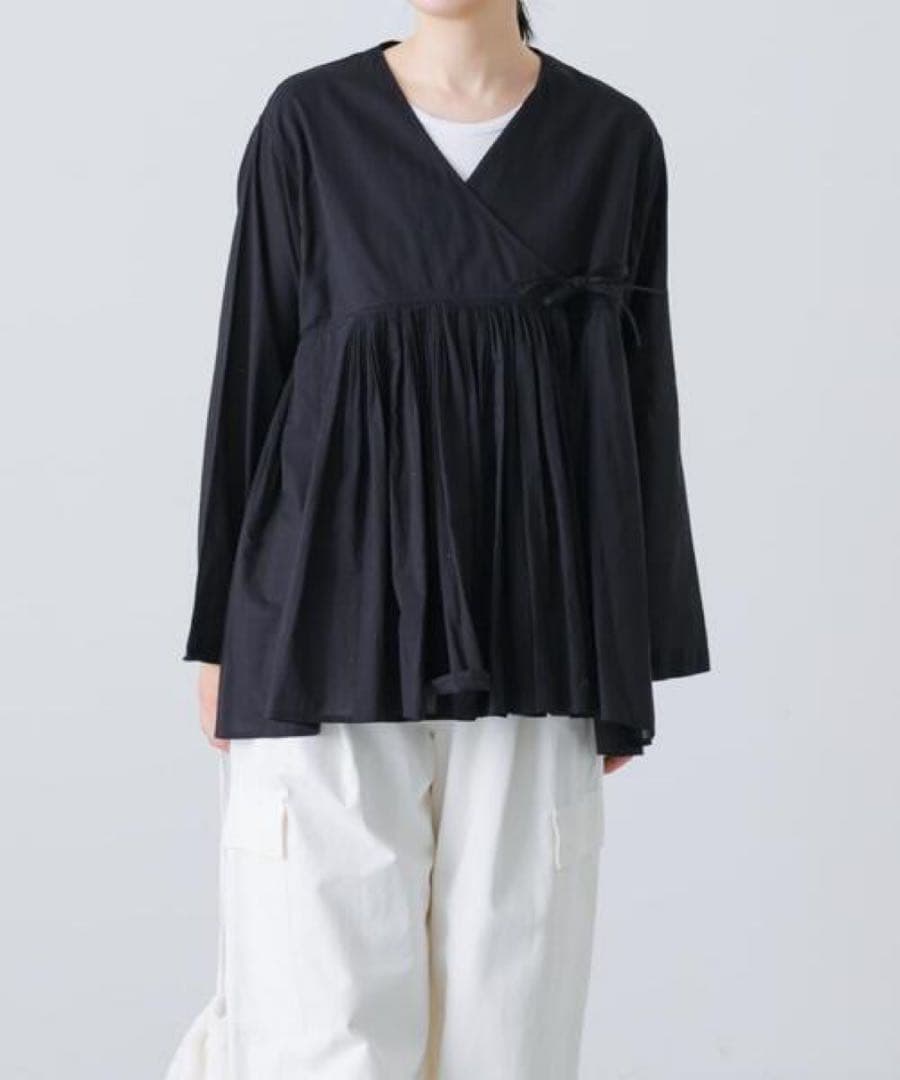 かぐれ　アンガルカシャツ　BLACK